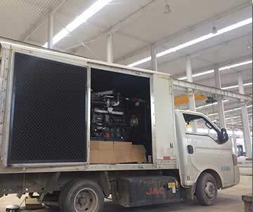 改装电源车现场